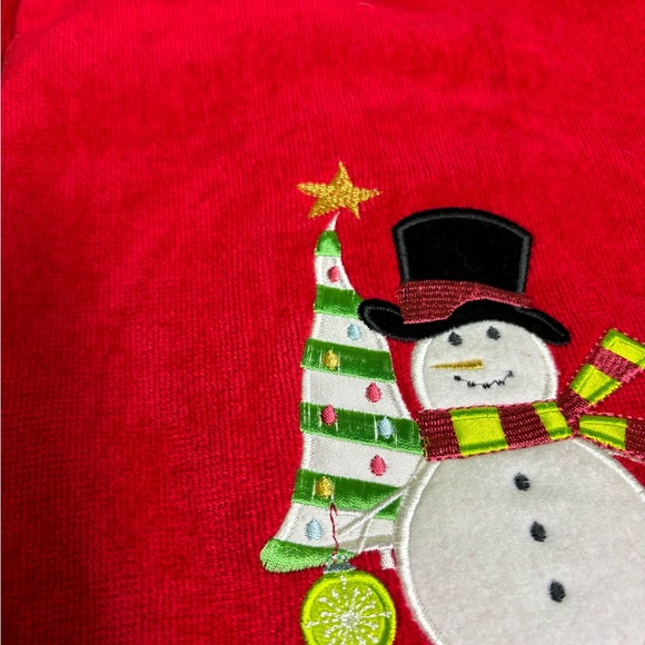 TRIM A HOME snowman with red towel new - Picture 2 of 7